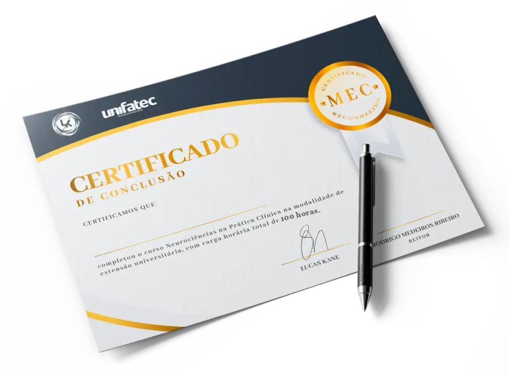 Certificado de conclusão de 100 horas